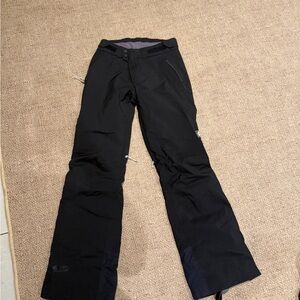 Obermeyer Black Pants with Gray Interior